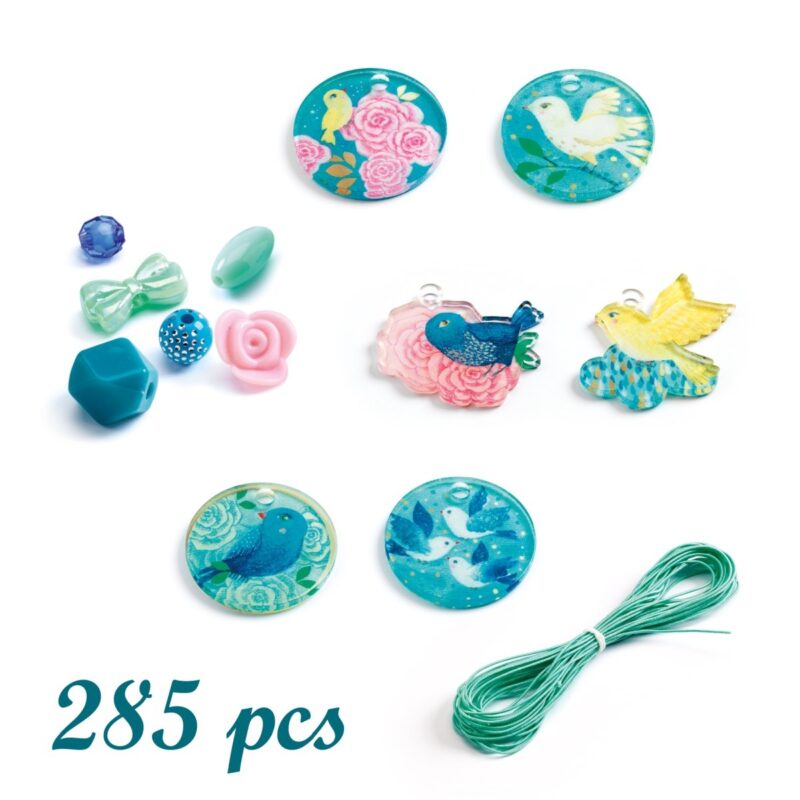 Kreativ-Set "Perlen & Schmuck" – Vögel – Bild 2
