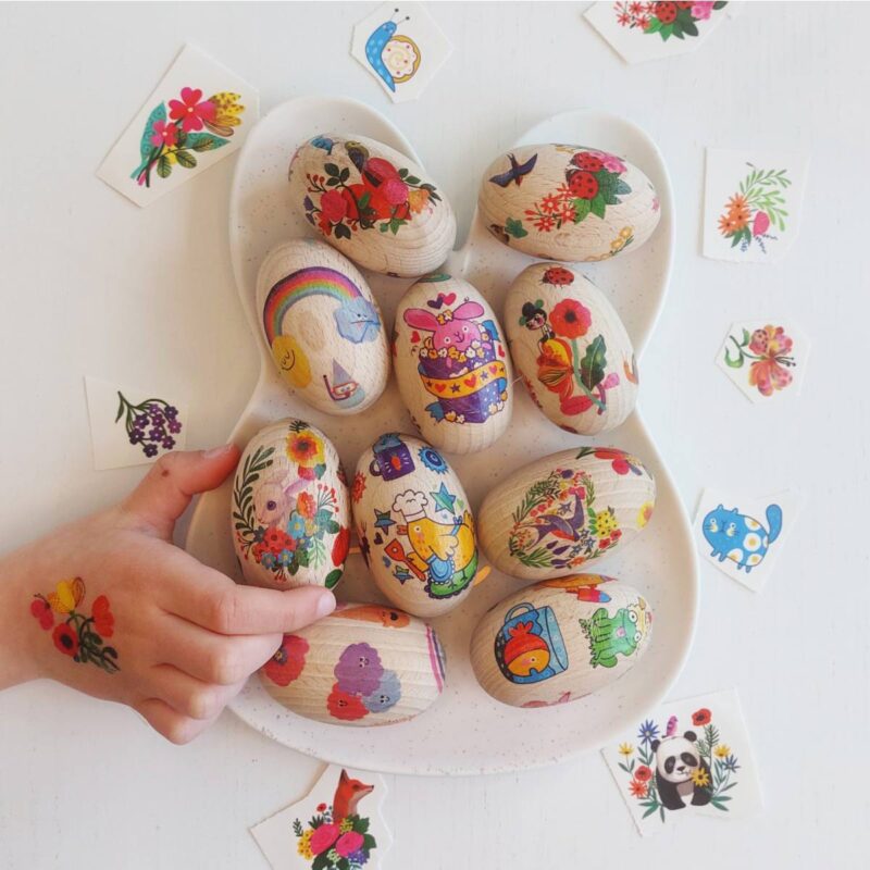 Tattoo Set mit 2 Bögen - Fröhlicher Frühling – Bild 4