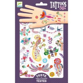Djeco - Tattoos Paradiesvögel