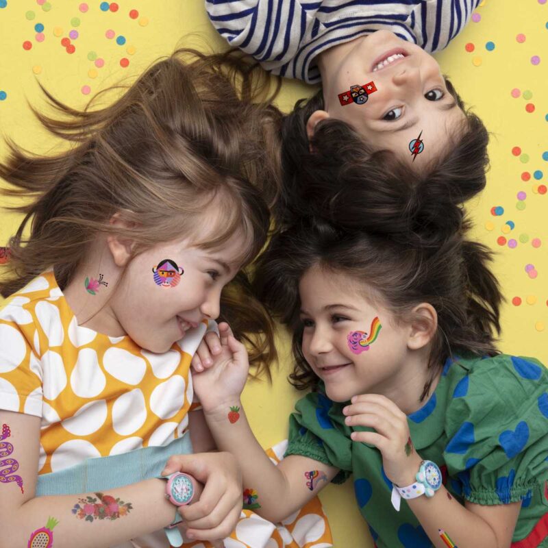 Tattoo Set mit 2 Bögen - Regenbogen – Bild 4