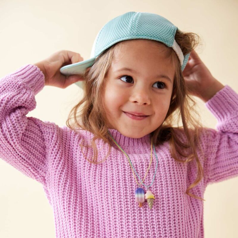 Kinderkette mit Anhänger – Eis am Stiel – Bild 2