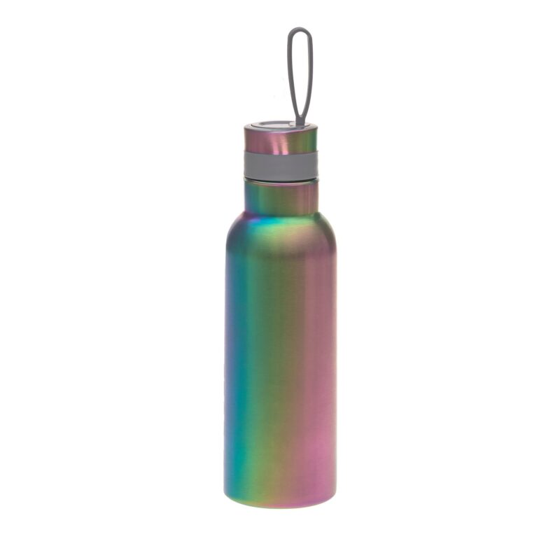 Trinkflasche "Bold" aus Edelstahl – Rainbow Bunt – Bild 3