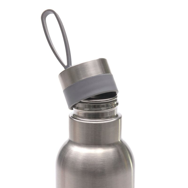 Trinkflasche "Bold" aus Edelstahl – Silber – Bild 2