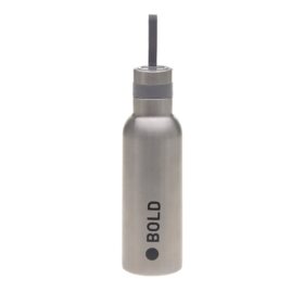 Lässig - Edelstahl Trinkflasche - Silber