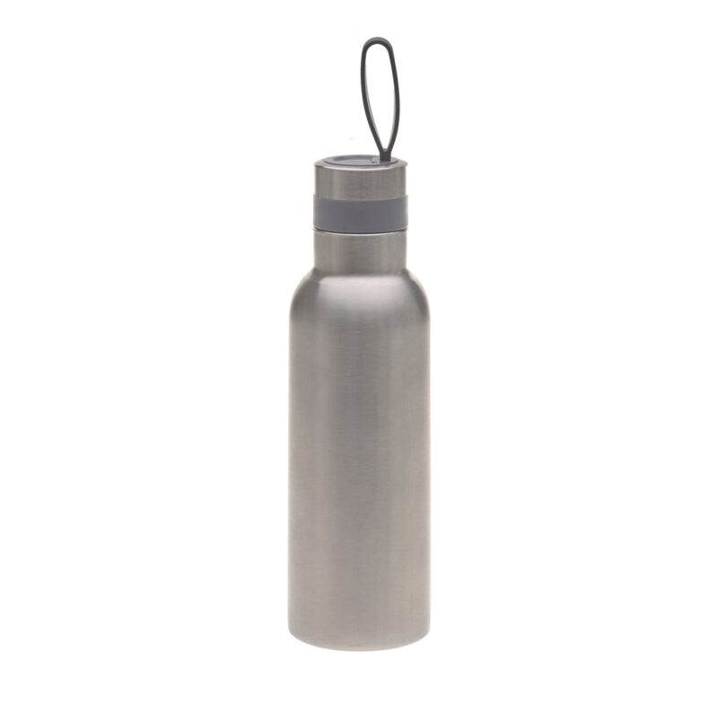 Trinkflasche "Bold" aus Edelstahl – Silber – Bild 4