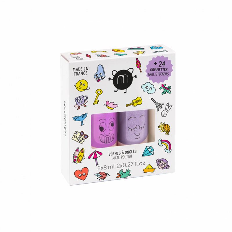 Nailmatic - WOW set - nail polish and stickers