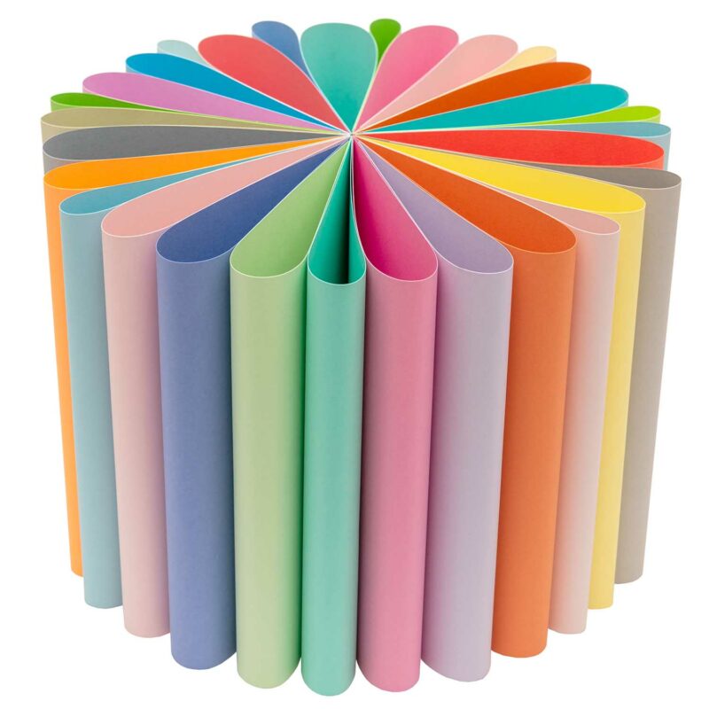 Bastelblock "Super Pastel" Bunt  – 30 Blatt – Bild 2