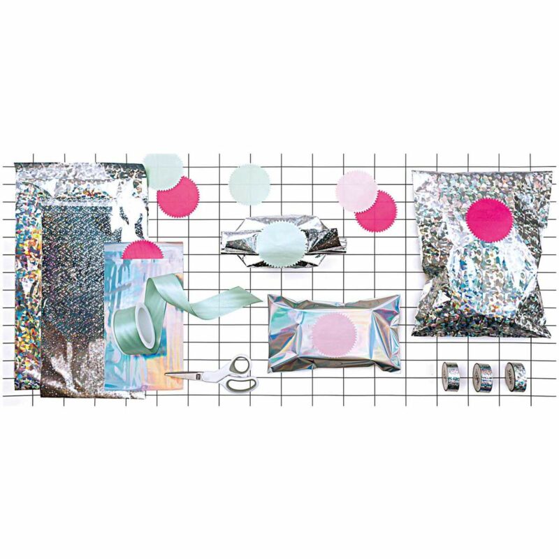 Tape "Holographic" Irisierend – Silber Kristall – Bild 3