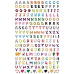 rico design - Paper Poetry Sticker Buchstaben mehrfarbig 10x19cm sortiert