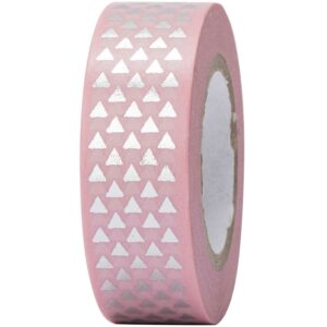 rico design - Paper Poetry Tape Dreiecke silber 15mm 10m Hot Foil