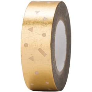 rico design - Paper Poetry Tape Konfetti gold 15mm 10m Hot Foil
