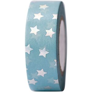 rico design - Paper Poetry Tape Sterne irisierend 15mm 10m Hot Foil