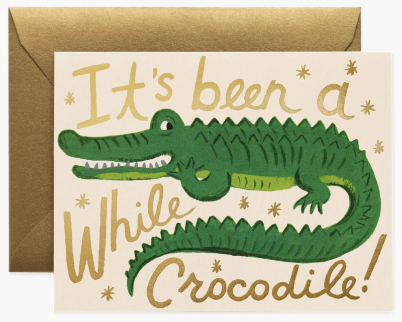 Rifle Paper - Been A Chile Crocodile Card