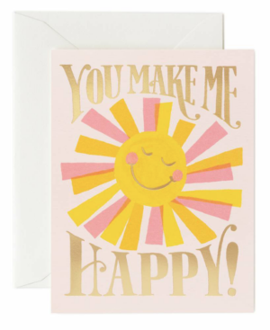 Rifle Paper - You make me happy Card