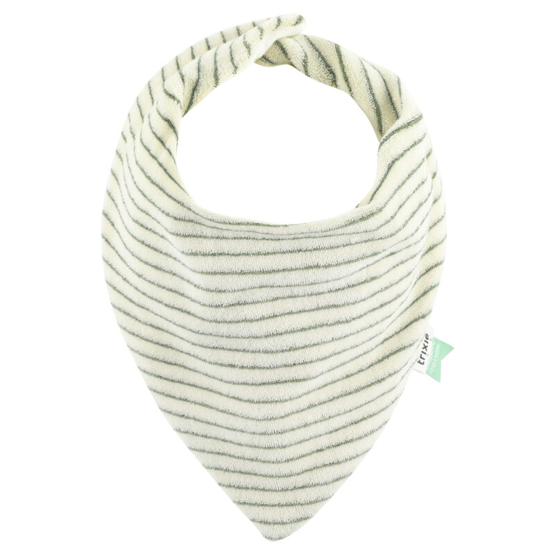 Trixie Baby - Bandana Bib (Stipes Olive)