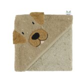 Trixie Baby - Hooded towel | 75x75cm - Mr. Dog