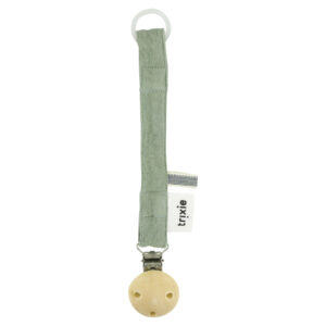 Trixie Baby - Pacifier clip - Bliss Olive