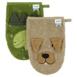 Trixie Baby - Washcloths 2-pack | Mr. Dino - Mr. Dog Trixie Baby - Washcloths 2-pack | Mr. Dino - Mr. Dog