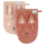 Trixie Baby - Washcloths 2-pack | Mrs. Cat - Mrs. Rabbit Trixie Baby - Washcloths 2-pack | Mrs. Cat - Mrs. Rabbit