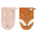 Trixie Baby - Washcloths 2-pack | Mrs. Rabbit - Mr. Fox Trixie Baby - Washcloths 2-pack | Mrs. Rabbit - Mr. Fox