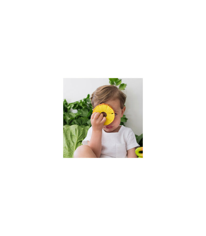Baby-Spielzeug aus Naturkautschuk "Ananas the Pineapple" – Bild 4
