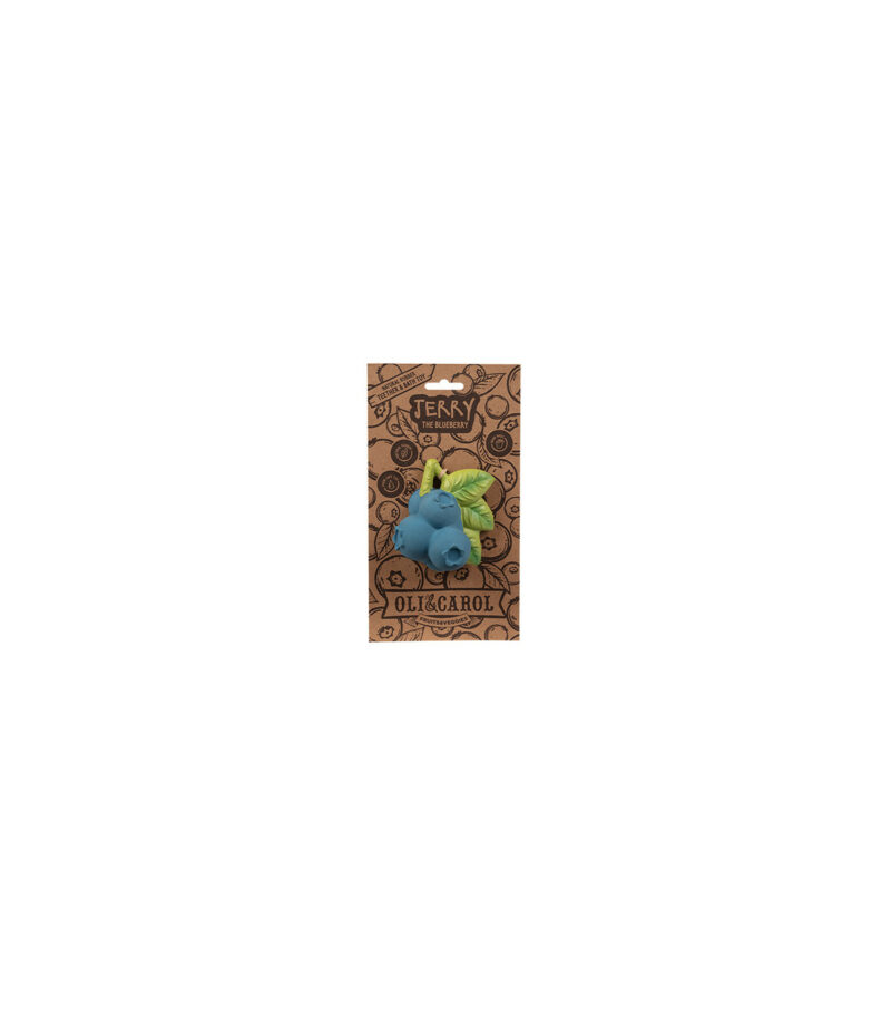 Baby-Spielzeug aus Naturkautschuk "Jerry The Blueberry" – Bild 3