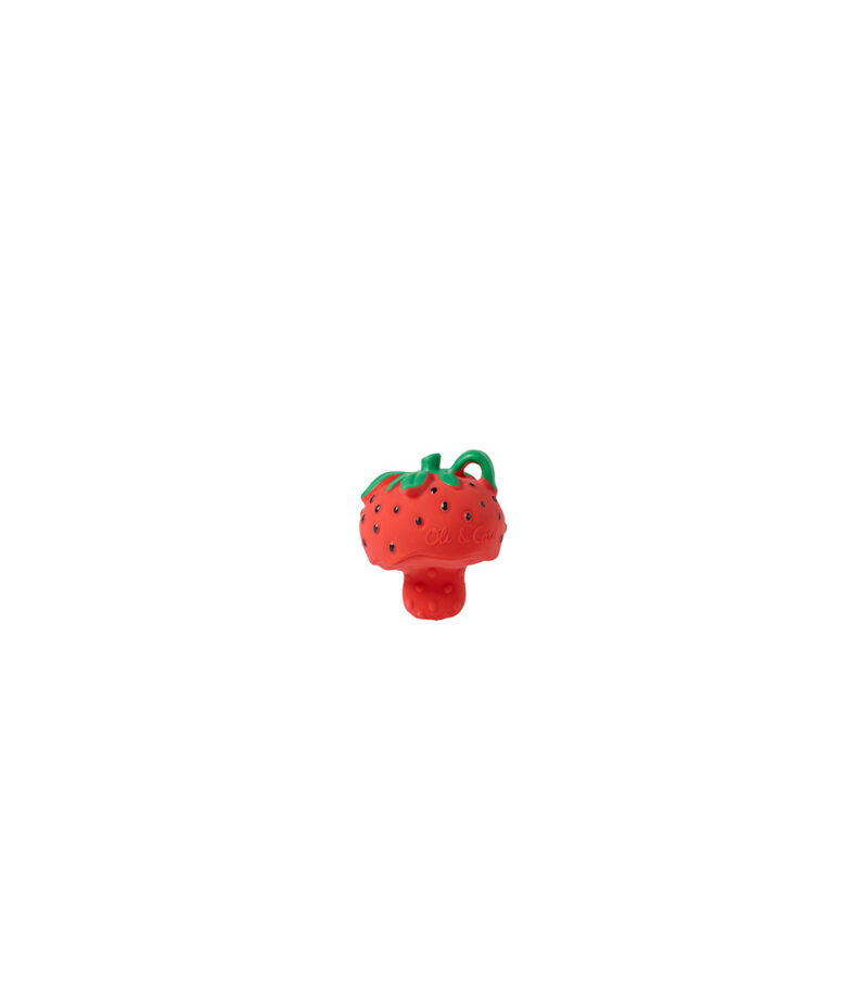 Baby-Spielzeug aus Naturkautschuk "Sweetie the Strawberry" – Bild 3