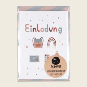 ava&yves - Einladungskarten-Set zur Einschulung Under The Sea