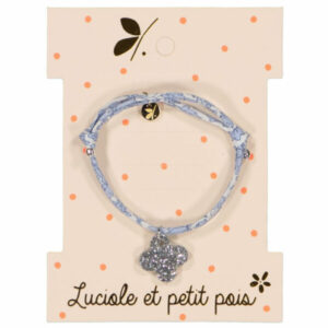 Luciole et Petit Pois - Liberty bracelet - D'anjo Cost bleu