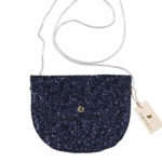 Luciole et Petit Pois - Mini bag (Marine glitter)