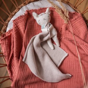 ava&yves - Kuscheltuch groß mit Lamm