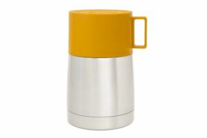 Blafre - Blafre Edelstahl-Thermobehälter für Lebensmittel 500ml (gelb)