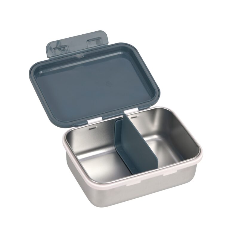 Kinder Brotdose Edelstahl - Lunchbox Happy Prints Dunkelblau – Bild 2