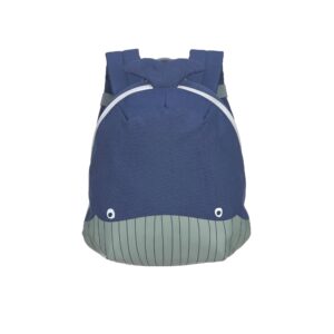 Lässig - Kindergartenrucksack Tiny - Wal Dunkelblau