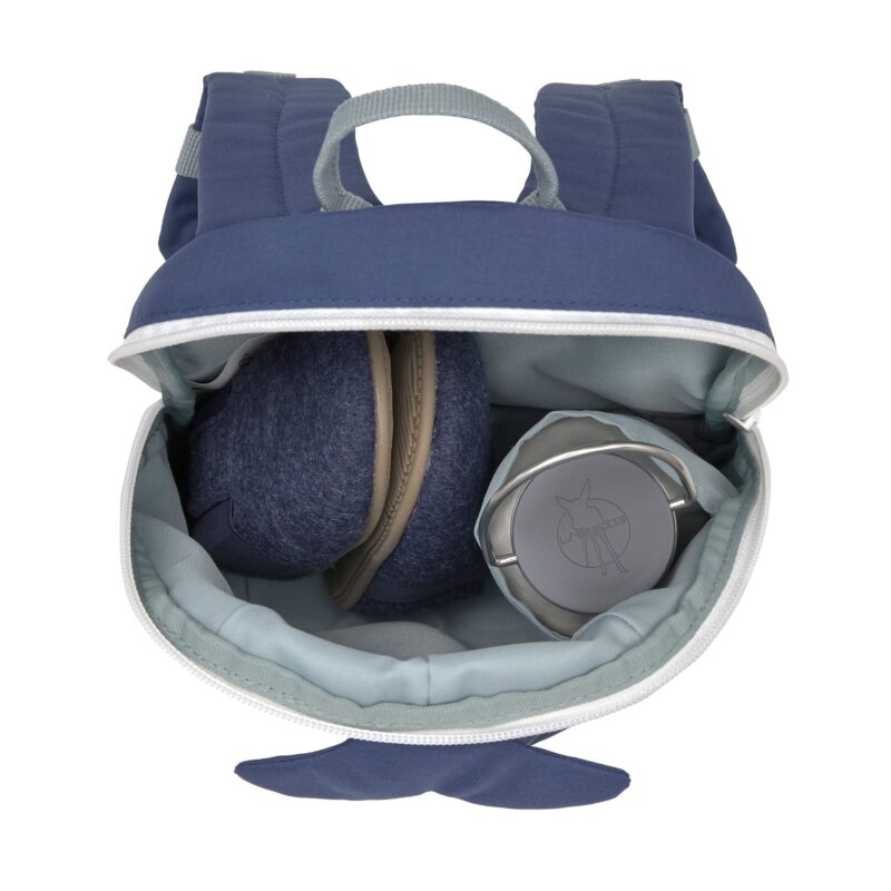 Kindergartenrucksack "Tiny Backpack" - Wal Dunkelblau – Bild 6
