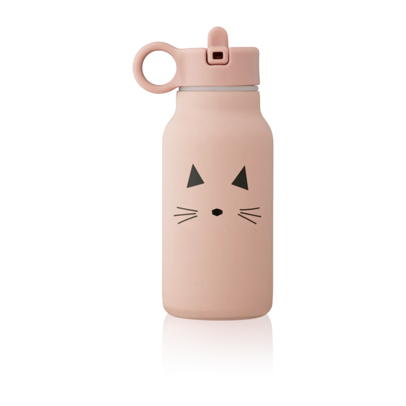 Liewood - Falk water bottle 250 ml (cat rose)