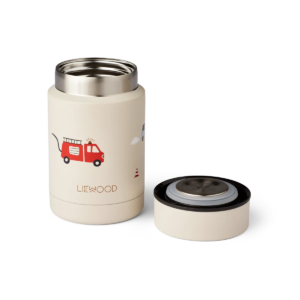 Liewood - Nadja Food Jar (Emergency vehicle / Sandy)