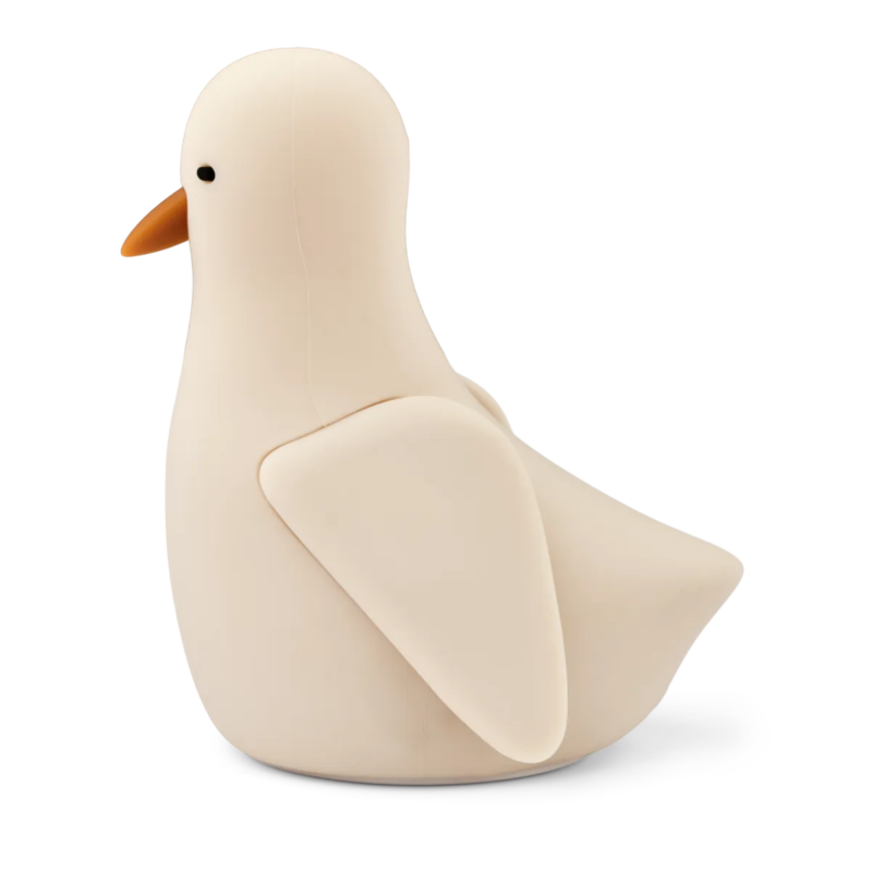 LED-Nachtlicht aus Silikon "Winston Night Light" - Vogel / Sandy – Bild 2
