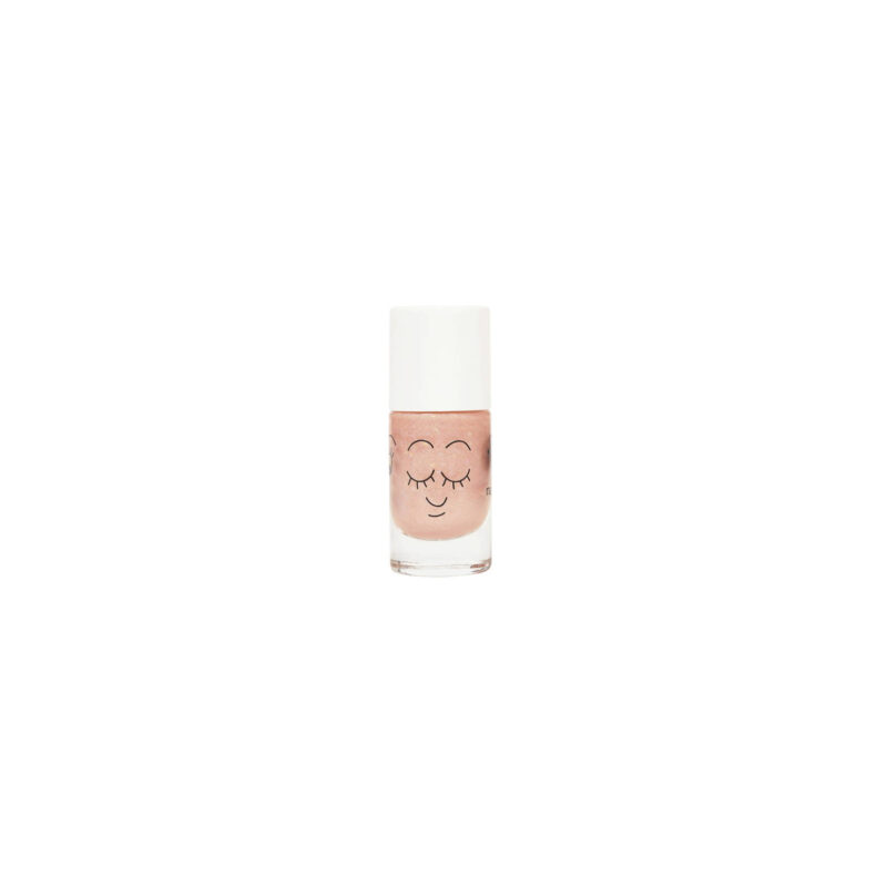 Nagellack auf Wasserbasis "PEACHY" - Peche Pailettes – Bild 3