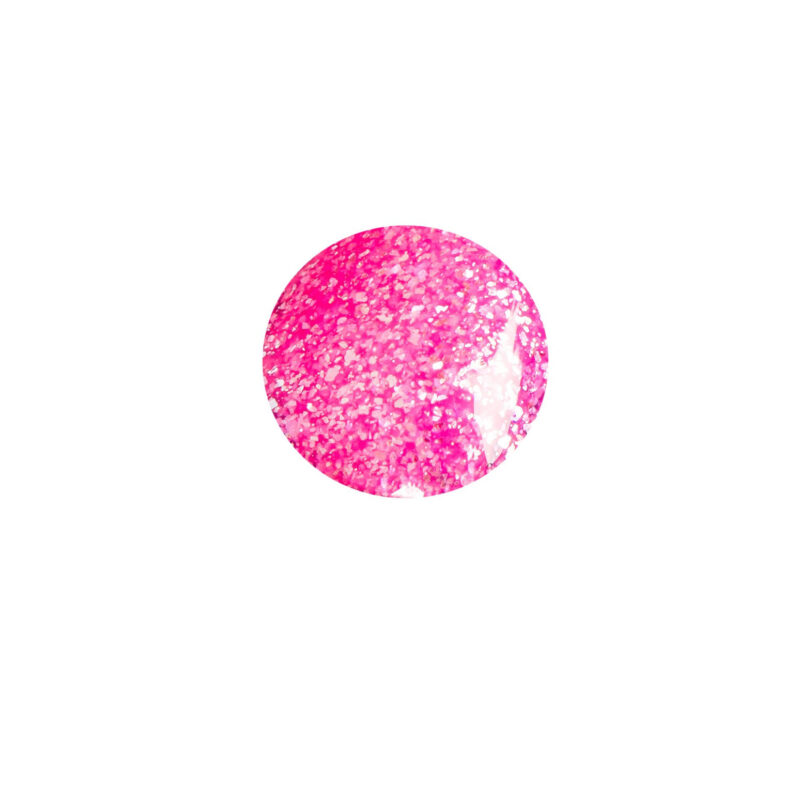Nagellack auf Wasserbasis "PINKY" - Rose Fluo Pailettes – Bild 2