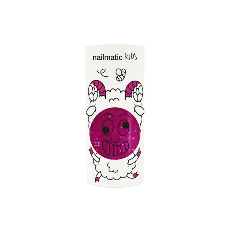 Nagellack auf Wasserbasis "SHEEPY" - Framboise Pailettes – Bild 2