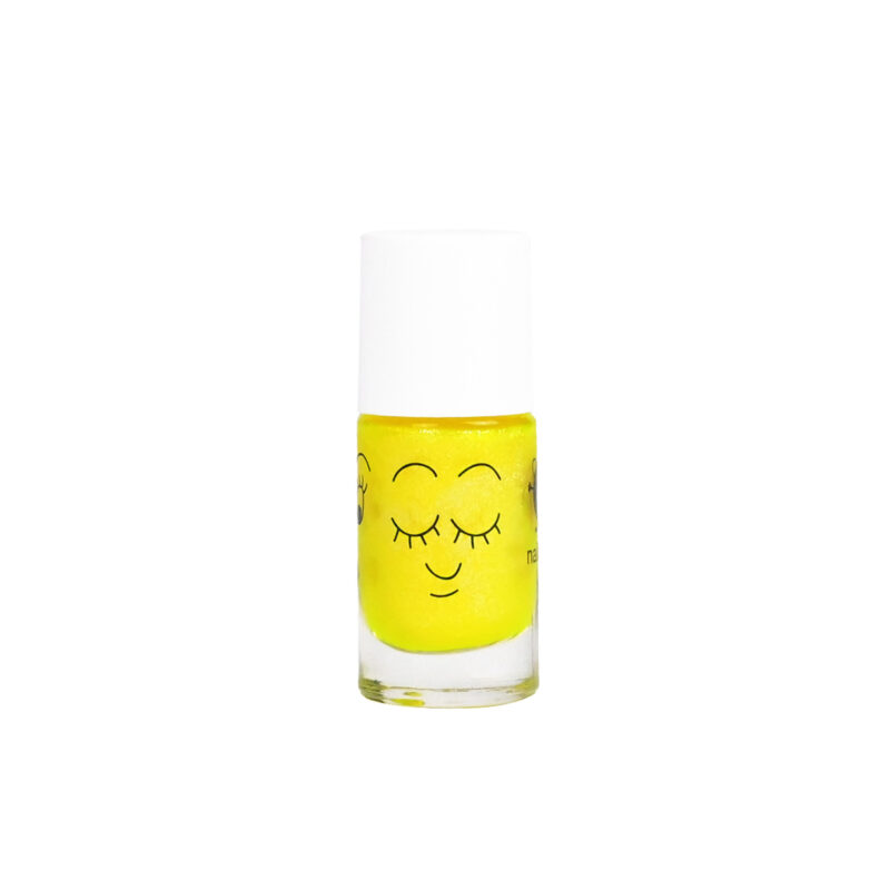 Nagellack auf Wasserbasis "TITI" - Jaune Fluo Pailettes – Bild 3