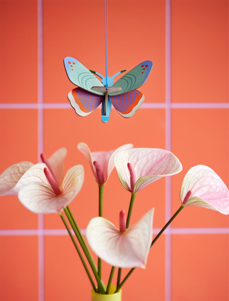 Bastel-Set "Lucky Charm" – Dotted butterfly – Bild 3