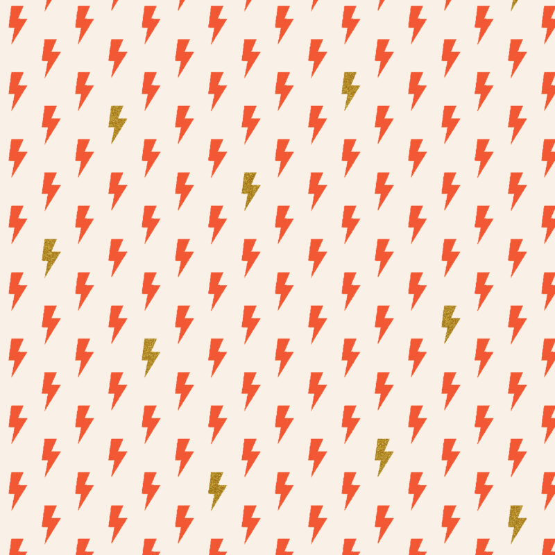 Cotton&Steel Fabrics - East Coast - Hot Strike - Flame Metallic