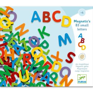 Djeco - Holz Magnete: 83 small letters