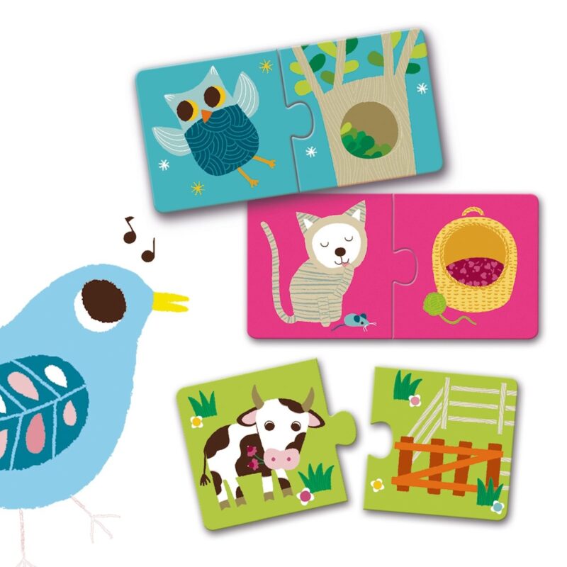 Lernspiel "Puzzle Duo" – Wo wohne ich ? – Bild 2