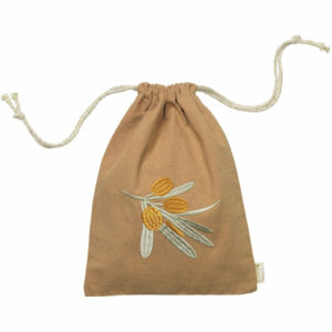 Fabelab - Gift bag (Buckthorn embroidery - Caramel)