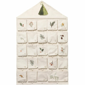 Fabelab - Wall Calendar - Yule Greens embroidery