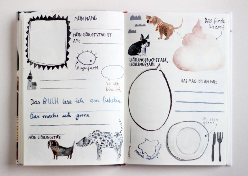 Freundebuch mit tollen Illustrationen - Tiere – Bild 5