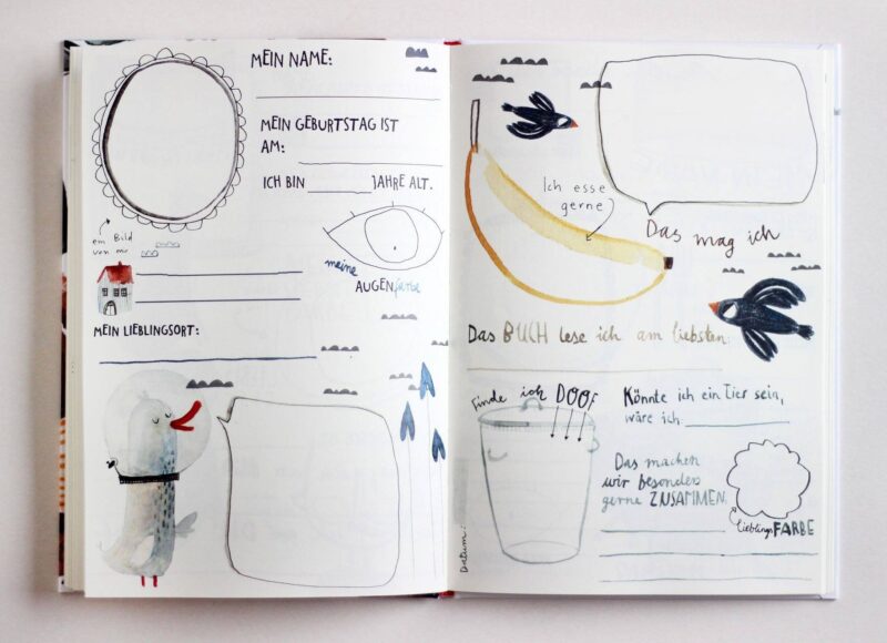 Freundebuch mit tollen Illustrationen - Tiere – Bild 6